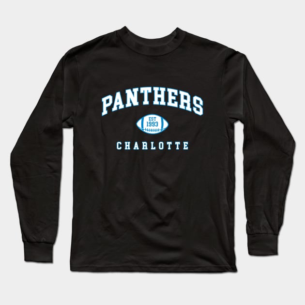 The Panthers Long Sleeve T-Shirt by CulturedVisuals